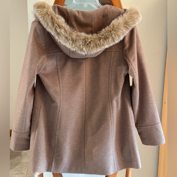 NWOT Nordstrom SACHI Winter Collection with Fox Fur Hood Size Large - Picture 2 of 5